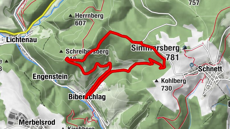 Rundwanderweg um den Groschenberg
