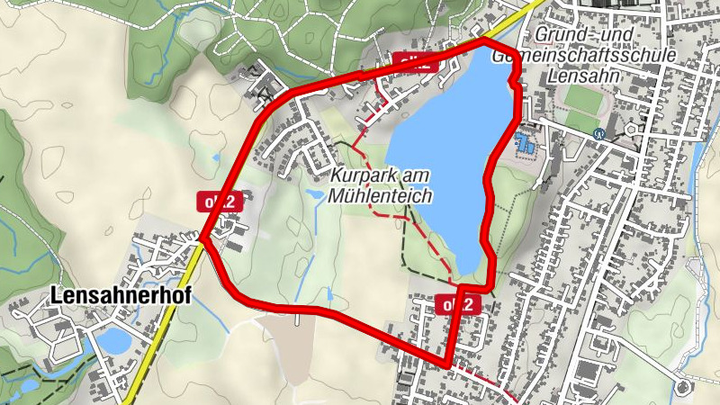 Große Mühlenteich-Route