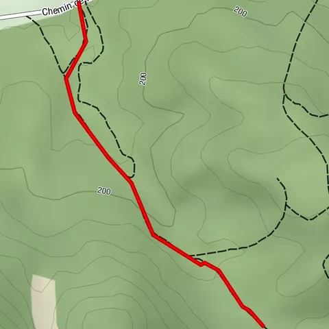 Maraval-Weg - Abschnitt der Dünen