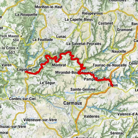GR de Pays der Schluchten des Viaur ®