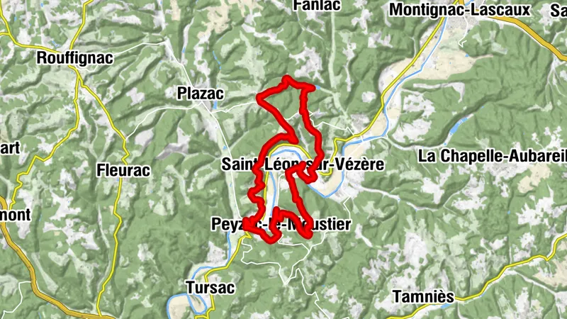 Parcours Trail Saint-Léon sur Vézère n°9