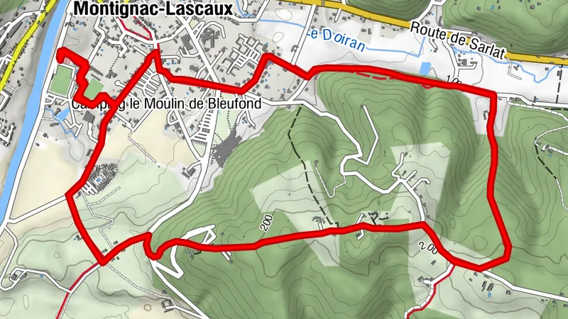 Parcours Trail Montignac-Lascaux n°10