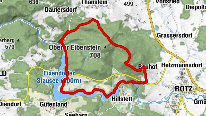 Über Schwarzwihrberg am Eixendorfer