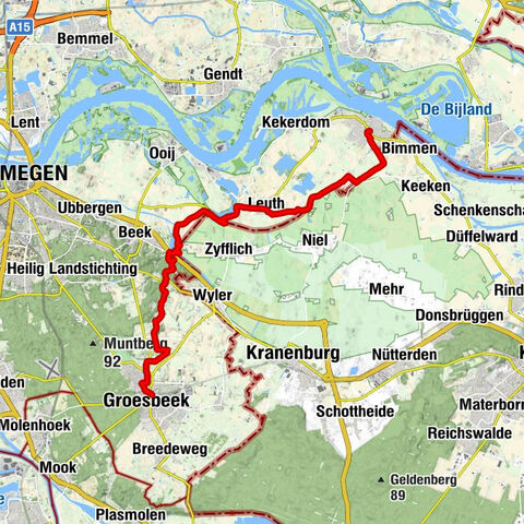Pieterpad 17 - Millingen aan de Rijn > Groesbeek