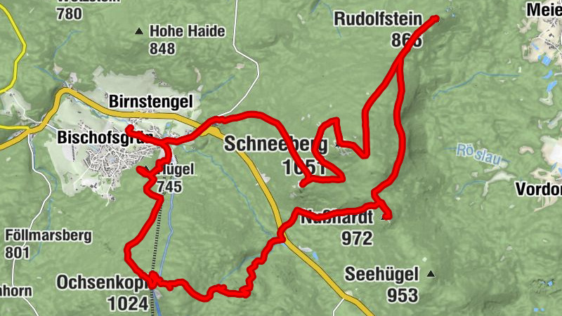 Gipfeltour Fichtelgebirge