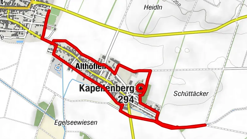 Schritteweg Bewegung