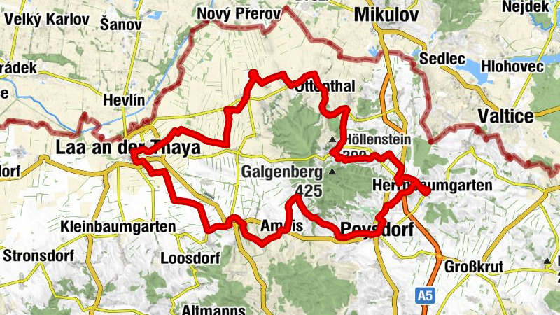 Weinradroute Veltliner | Start Laa an der Thaya