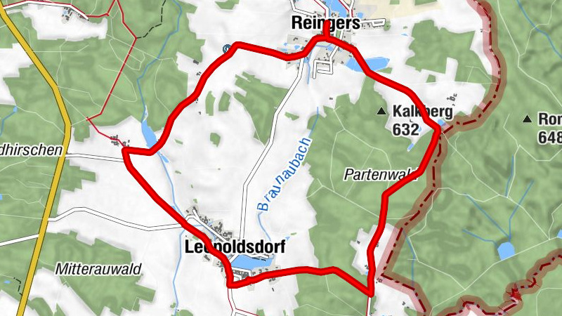 Wanderweg Reingers Nr. 50 - kurz