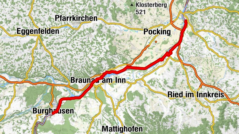002 Grenzgänge mit Rad 2. Etappe ab Burghausen