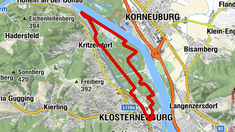 Klosterneuburg(er Auen) - Kritzendorf RDW