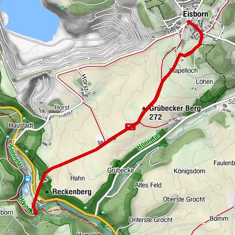 Zugangsweg Sauerland-Waldroute: Von Eisborn nach Binolen