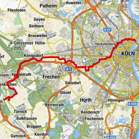 RegioGrün Erlebnisradroute E3 - West