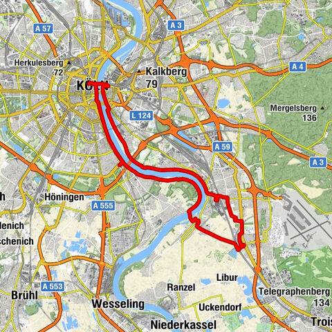 Köln - Alte und moderne Architektur per Rad
