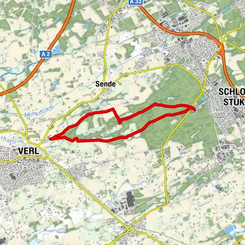 Schlossweg SHS - Verl | Rundwanderweg