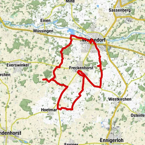 Lebensmittel Route