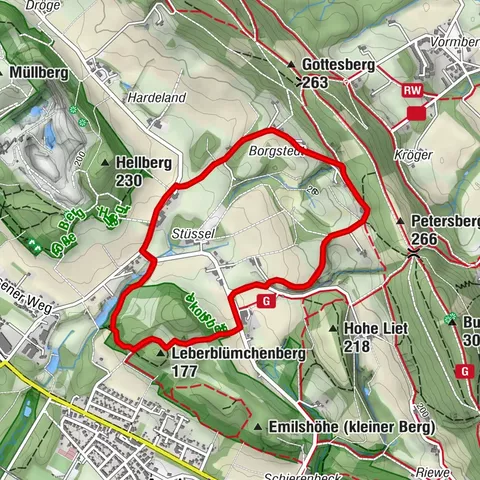 Leberblümchenweg | Durch die Amshausener Schweiz