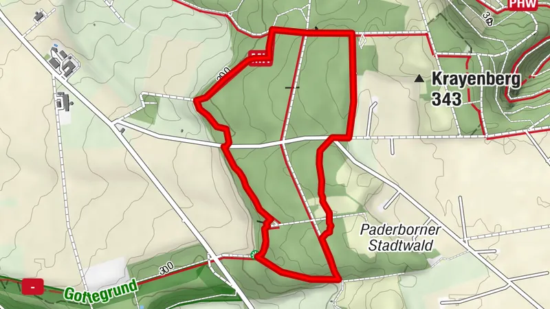 Familienvariante Paderborner Höhenweg