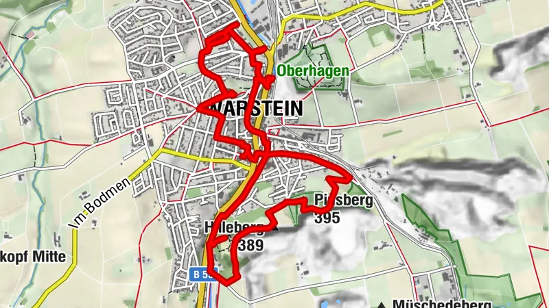 Wanderung Warstein Zentrum