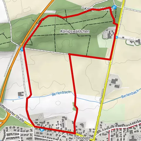 Rundwanderweg Stadt Bitburg - BIT 1 Königswäldchen