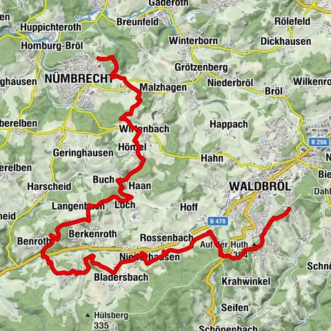 Bergischer Panoramasteig - Etappe 11: Waldbröl - Nümbrecht