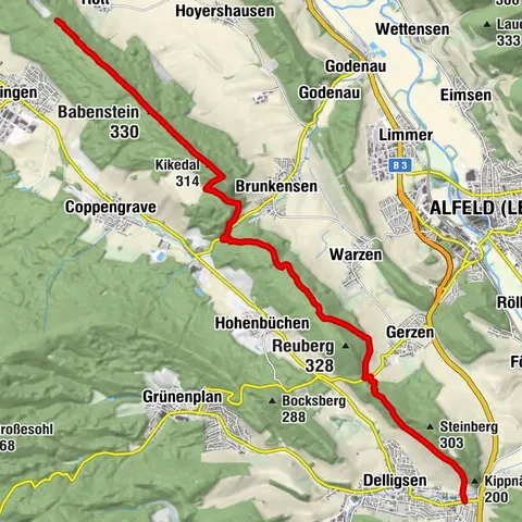 Ith-Hils-Weg Etappe 5: Delligsen – Duingen