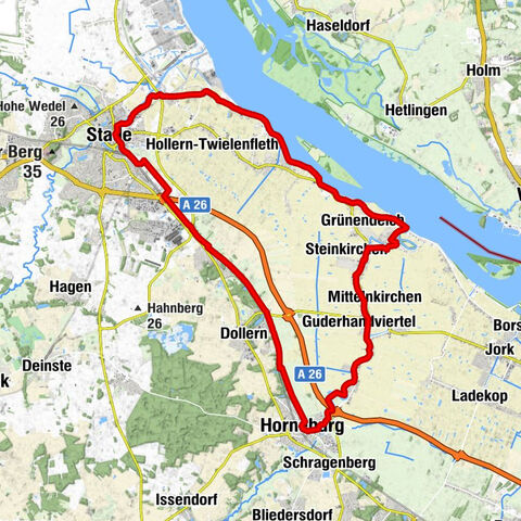 Obstroute - Schleife Stade