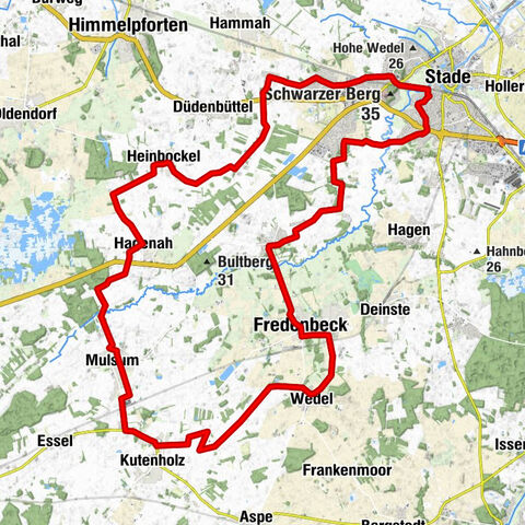 Mühlenroute: Altes Land am Elbstrom Radtour