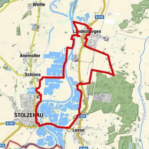 Weser-Radweg Rundtour: Landesbergen-Stolzenau