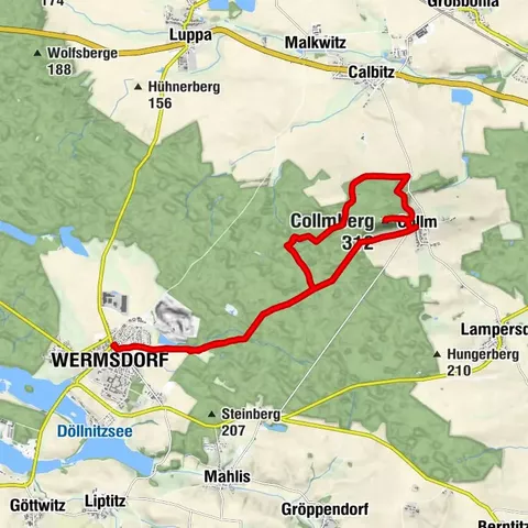 Rundwanderung von Wermsdorf zum Collm