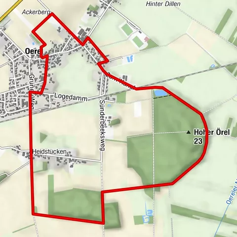 ORTSWEG Rund um Oerel
