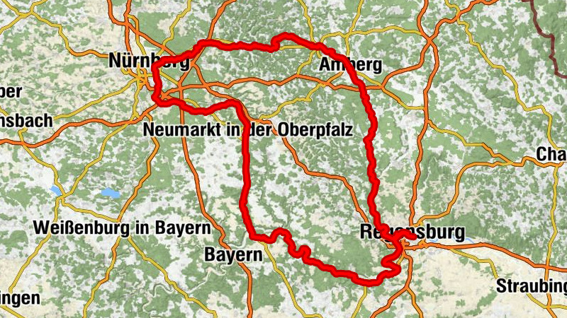 Fünf-Flüsse-Radweg für Handbiker