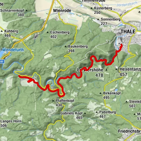Harzer-Hexen-Stieg - 5. Etappe - von Altenbrak nach Thale