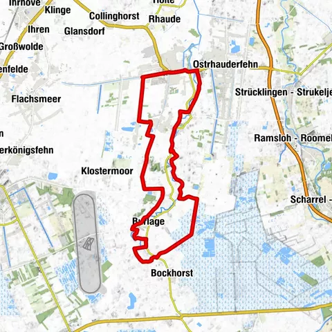 Rhauderfehn erfahren: Moortour - R3- / 35 km