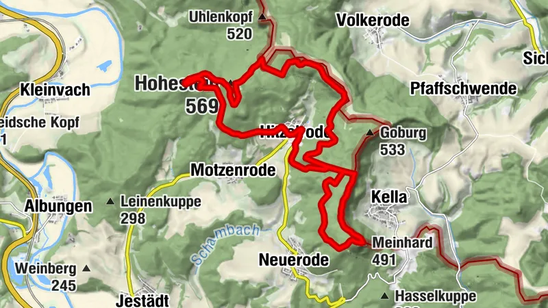 Premiumweg P4 Hessische Schweiz