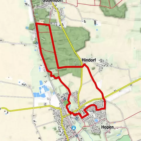 Vom Donner Kleve zum Gudendorfer Forst