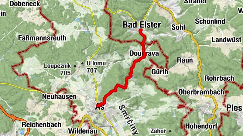 Liebesweg Bad Elster-Asch