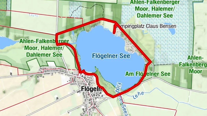 Grünkohlwanderweg um den Flögelner See