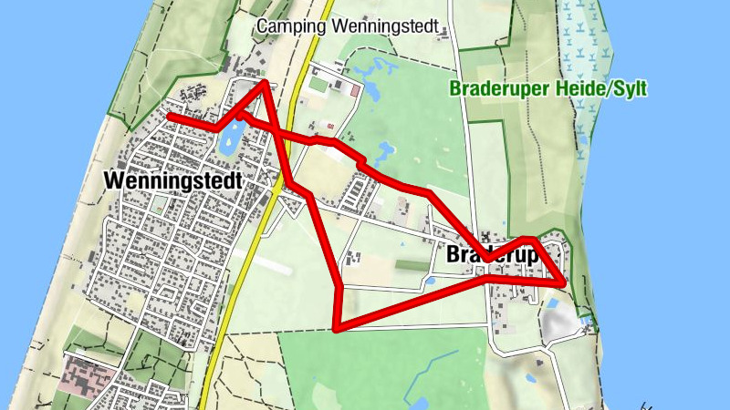 Familien Fahrradtour durch Wenningstedt-Braderup