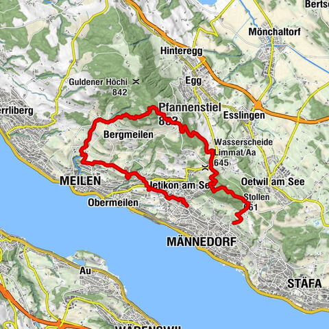 Pfannenstiel und Meilemer Tobel