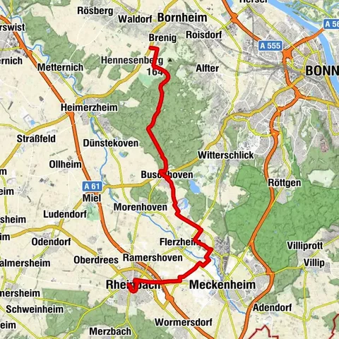 Römerkanal-Wanderweg 5. Etappe
