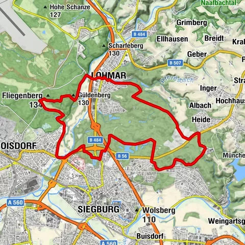 Erlebnisweg Sieg | Heideweg | Siegburg-Troisdorf