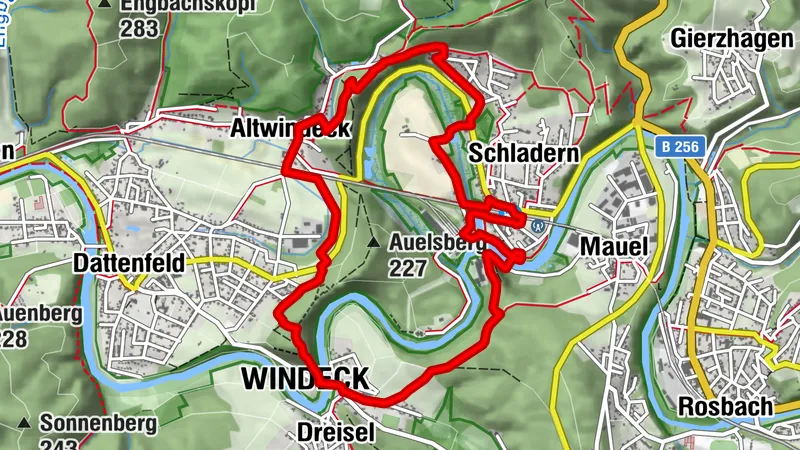 Erlebnisweg Sieg | Mäanderweg | Windeck
