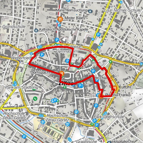 Barrierefreie Route in Zittau „KULTUR“