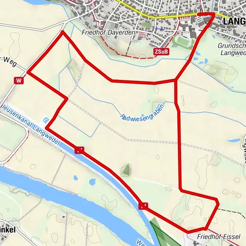 Strecke Langwedel