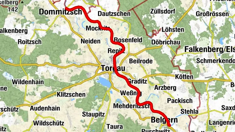 Unterwegs auf der Elbe - Zwischen Belgern und Dommitzsch