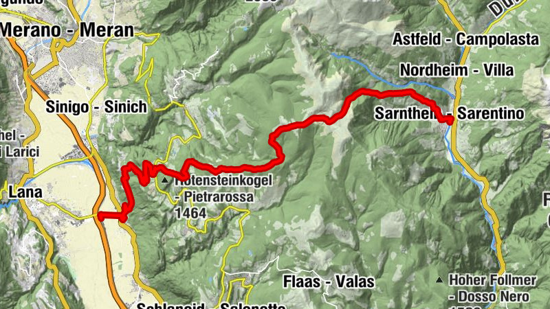 Da Postal a Sarentino - Progetto B