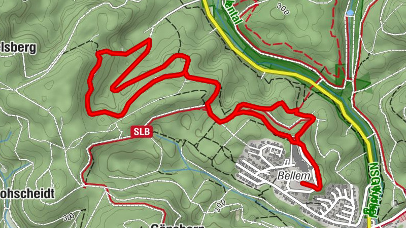 Blieskastel Kliniken Tour - Nordic Walking Park Blieskastel