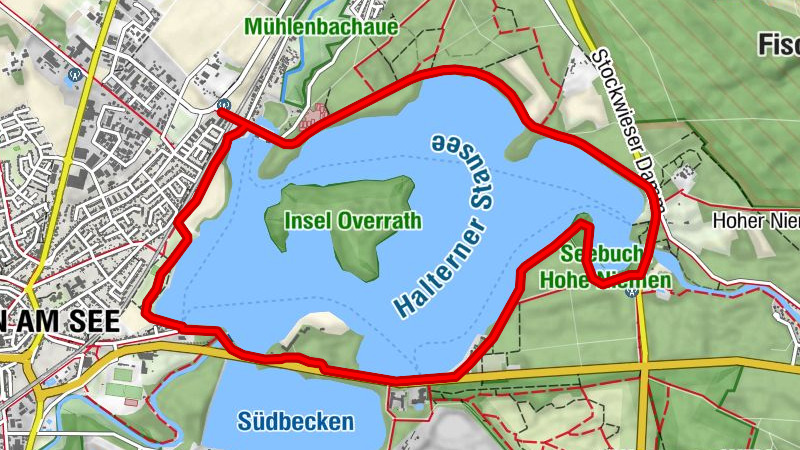 Einmal um den See - Haltern am See / Tagestour Hohe Mark RadRoute