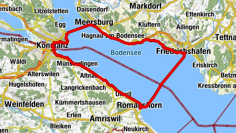 Über den See in die Schweiz