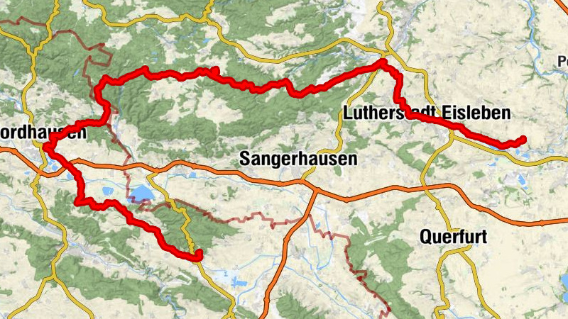 Lutherweg in Mansfeld Südharz